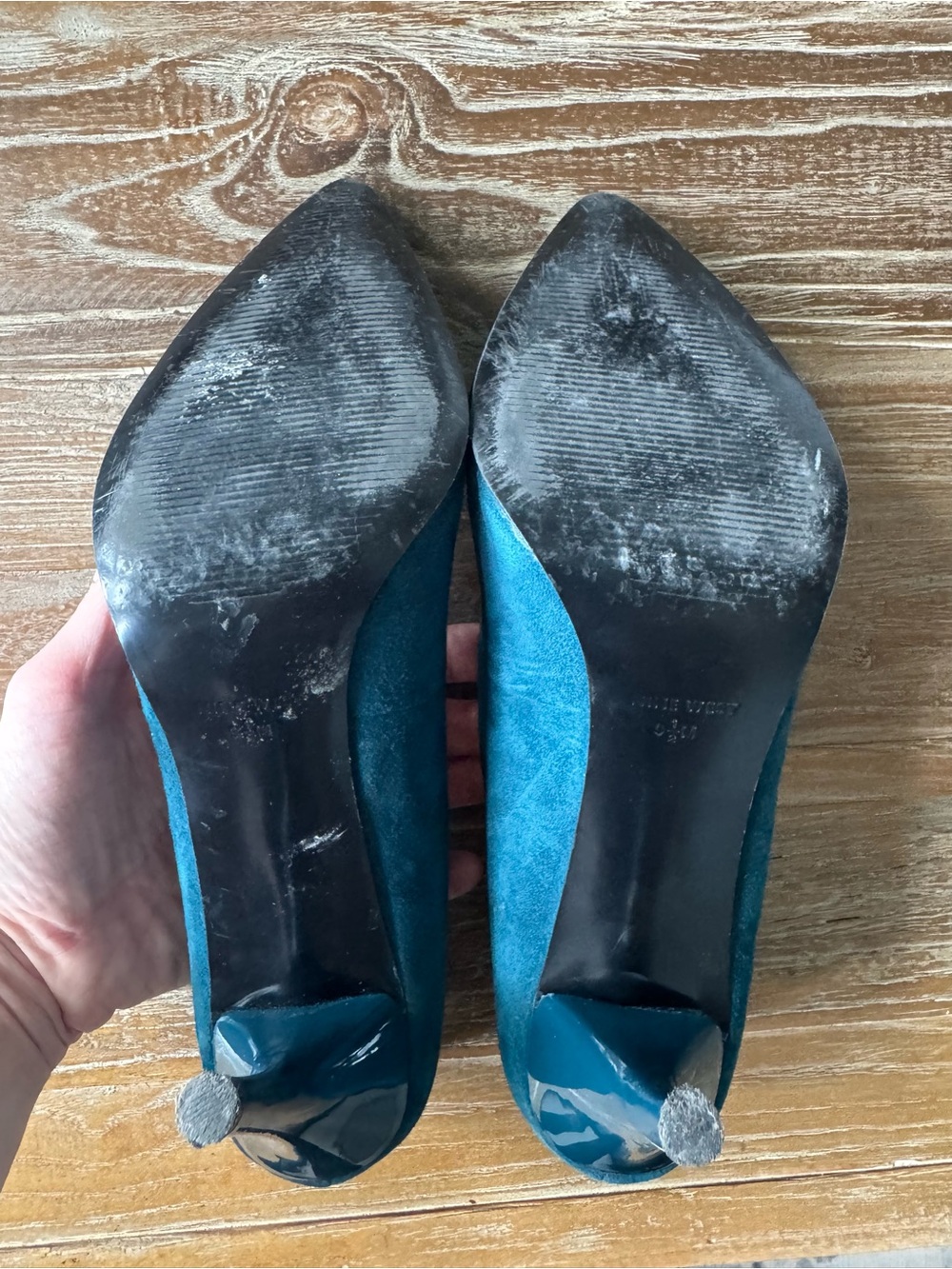 Nine West 4” Suede Stiletto Heels - Picture 6 of 10